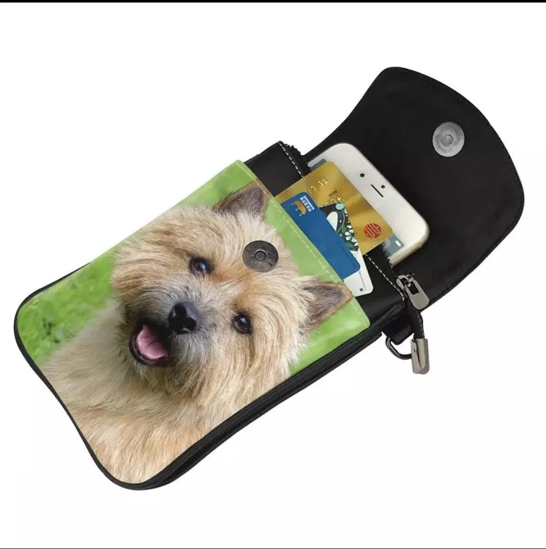 Norwich Terrier Dog Ladies Crossbody Purse