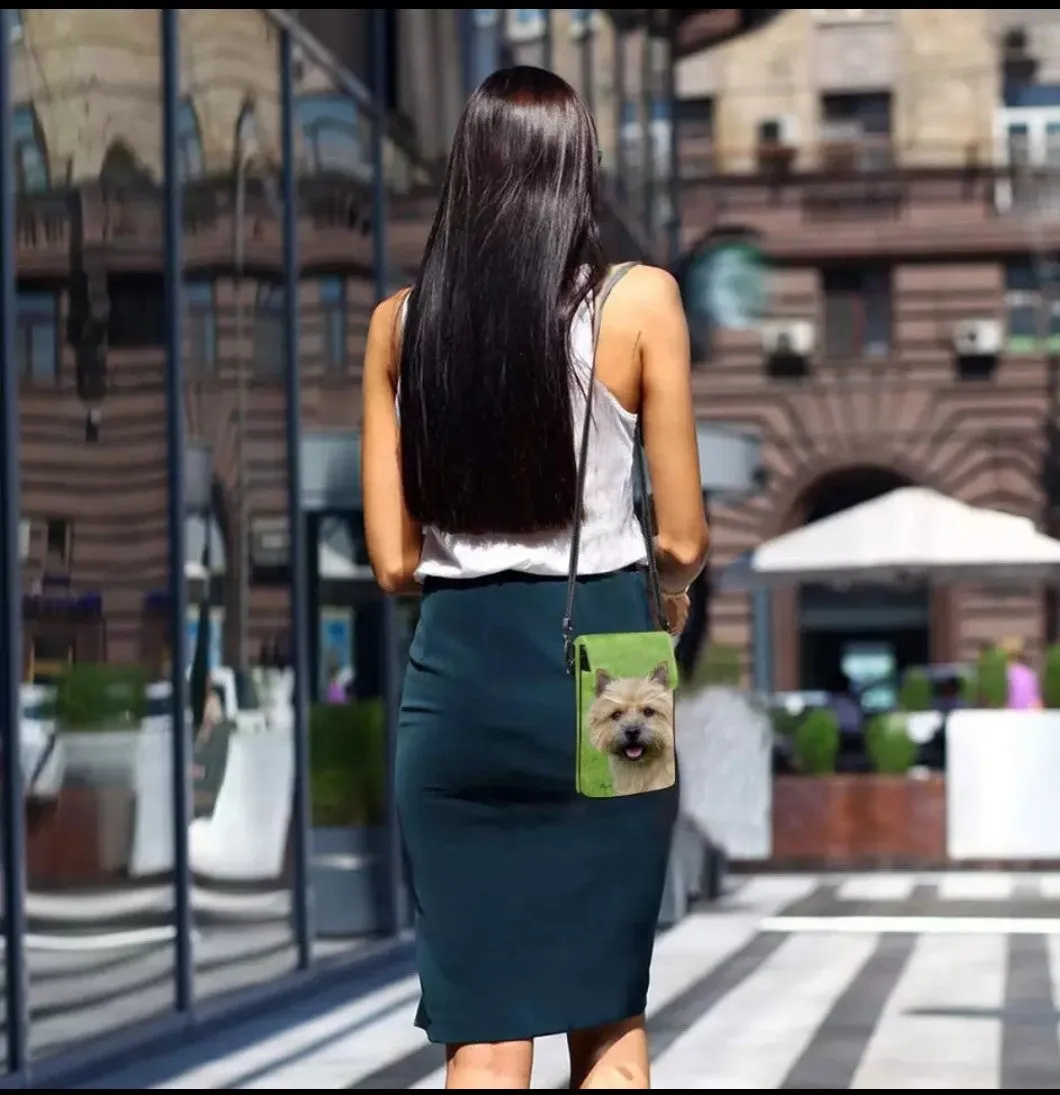 Norwich Terrier Dog Ladies Crossbody Purse