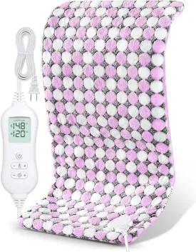 NOWWISH Heating Pad for Back Pain & Cramps Relief, Mothers Day Gifts for Mom Wife, Moist Heat Electric Heating Pads with Auto Shut-Off, Gifts for Women, Purple, 12"x24"