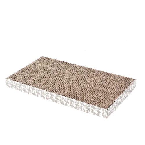 Patterned Cat Scratching Board with Catnip