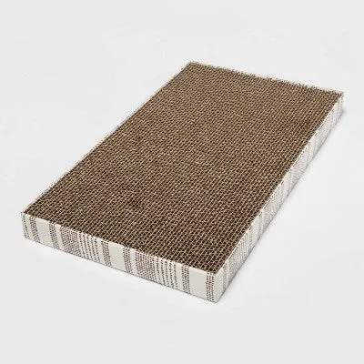 Patterned Cat Scratching Board with Catnip