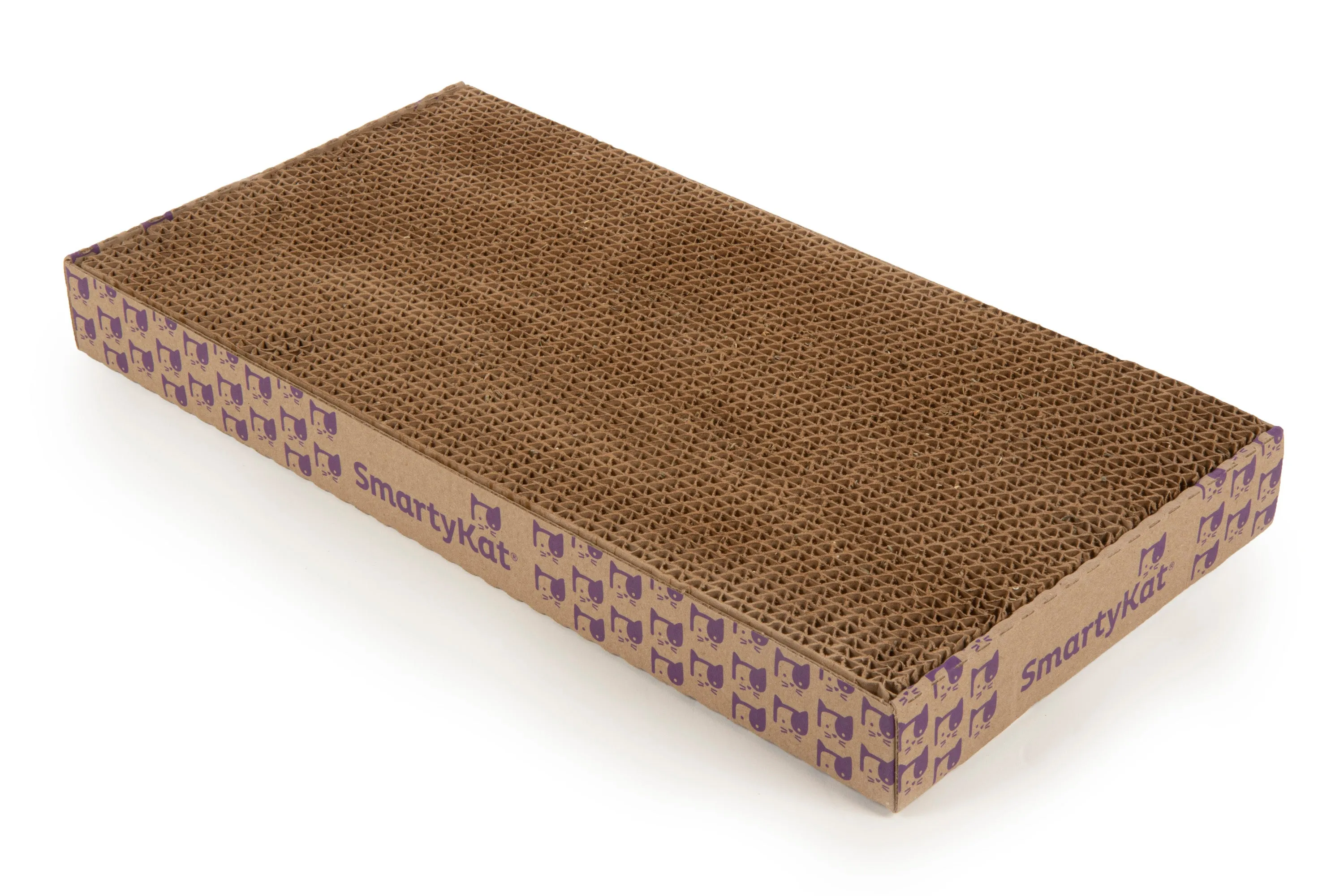 Patterned Cat Scratching Board with Catnip