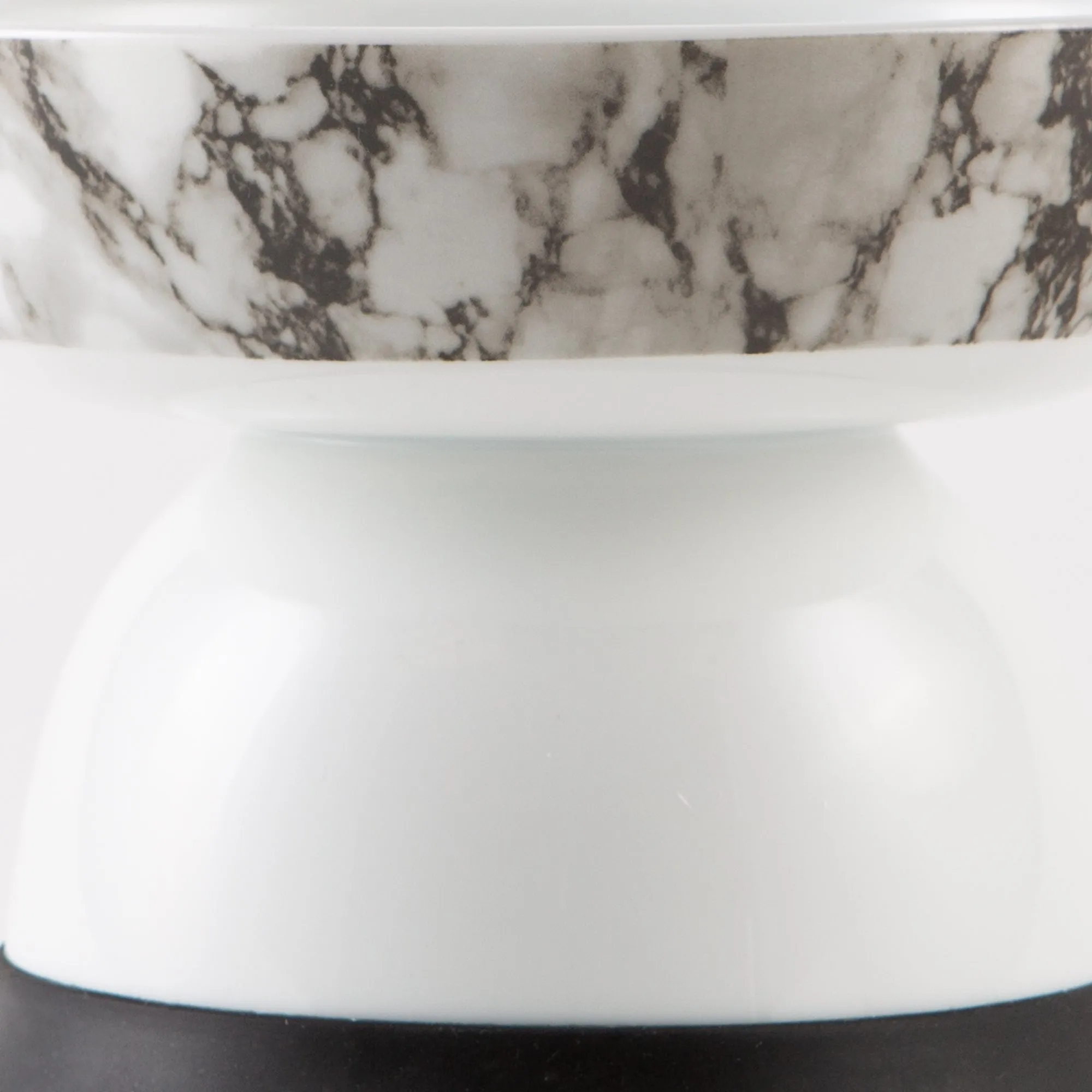 Pet Bowl Raised Marble Small 5.3Dx3.5H Set of 2