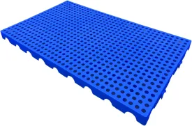Plastic Pallets, Waterproof Storage Lightweight Grid Pad, Breathable Floor Racks Tray, Warehouse Pet Pad for Garage Basement, Easy to Stack,1pcs 100x70x5cm (1pcs 100x60x5cm)