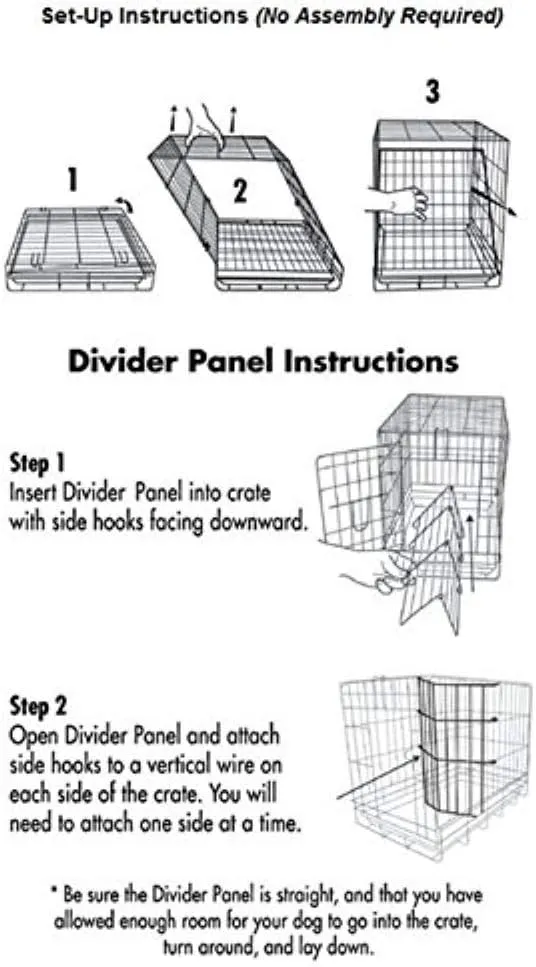 Precision Pet Products Two Door Great Crate Wire Dog Crate, 30 Inch, For Pets 30-50 Lbs, With 5-Point Locking System
