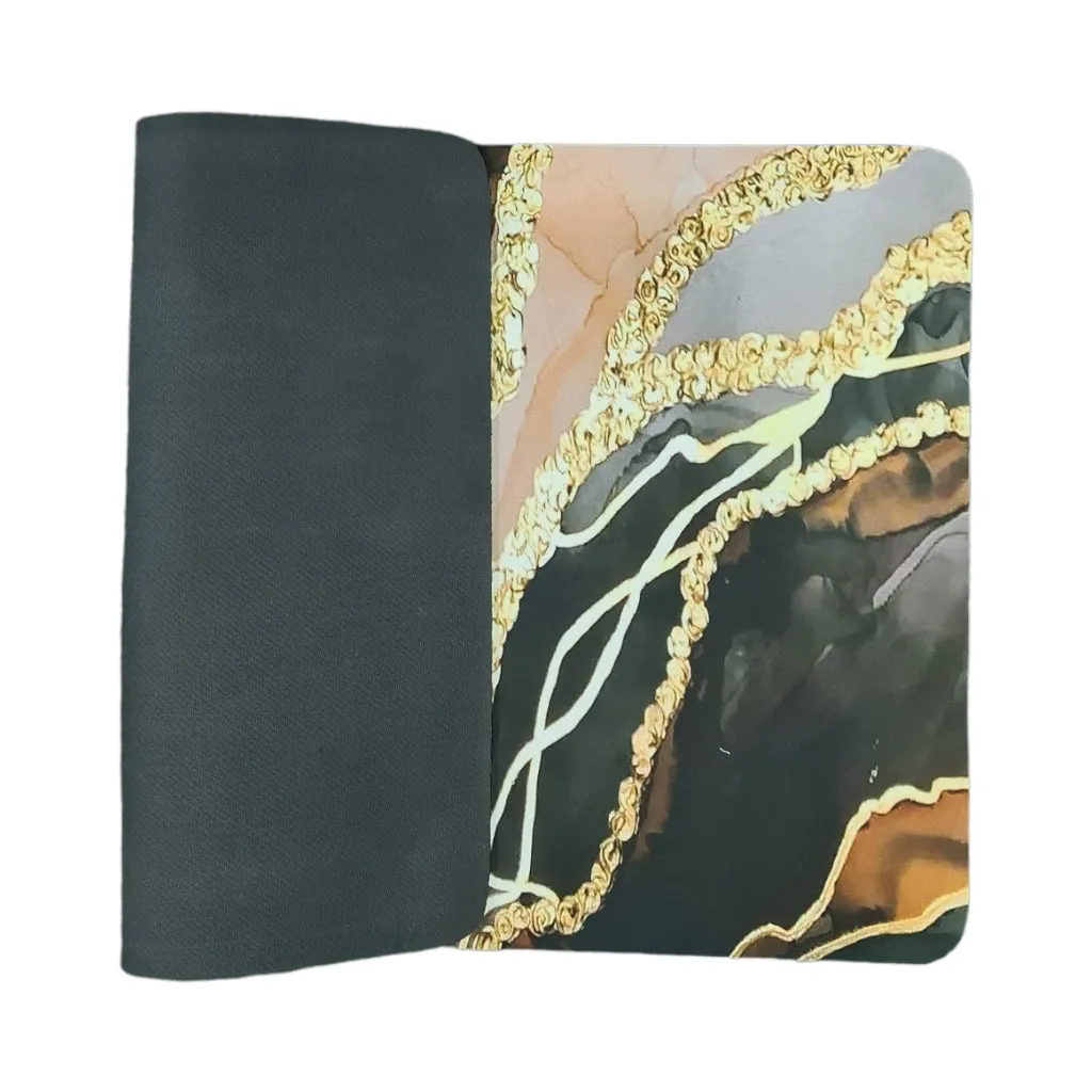 RUBBER MAT 40X60CM BLACK STONE/GOLD