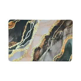 RUBBER MAT 40X60CM BLACK STONE/GOLD