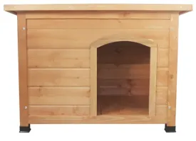 Showmaster Flat Roof Wooden Kennel Small