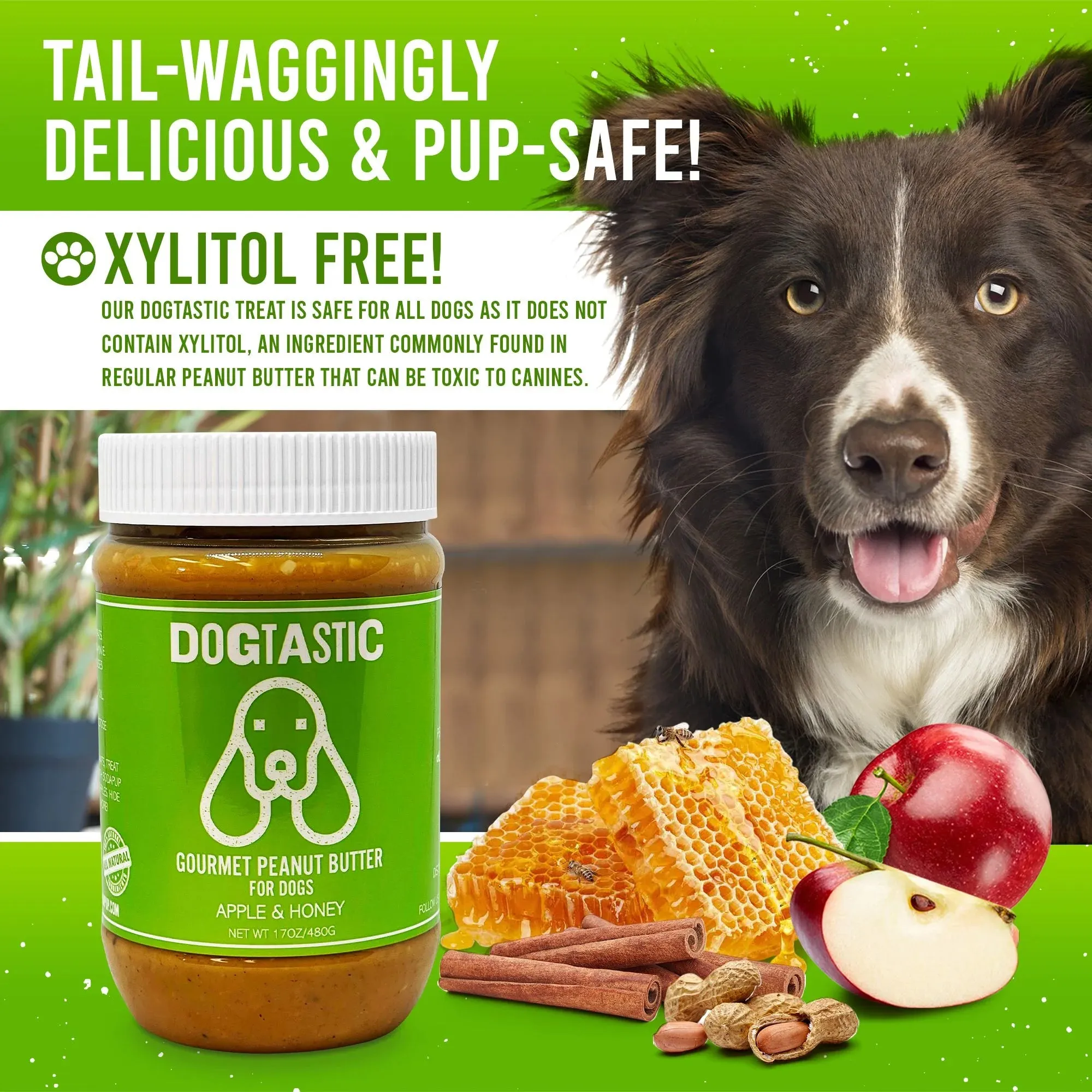 Soda Pup Dogtastic Gourmet Peanut Butter for Dogs