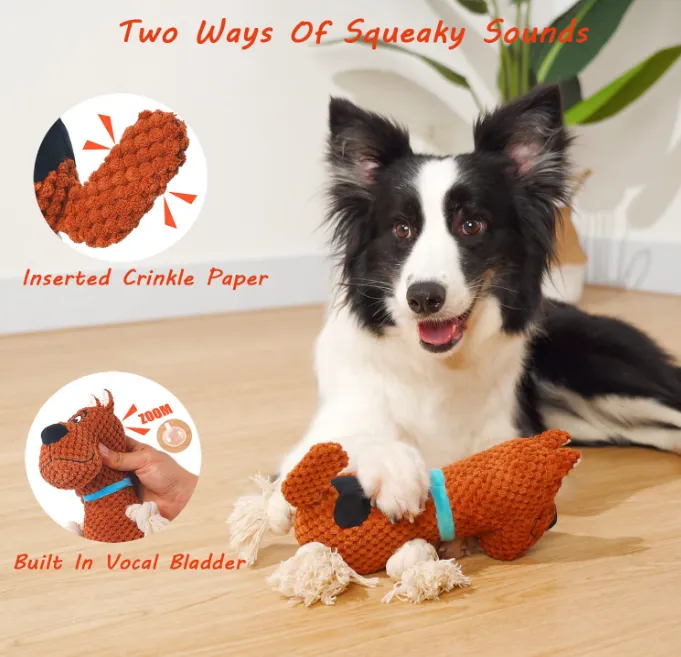 Stuffed Dog Toys for Medium Large Dogs