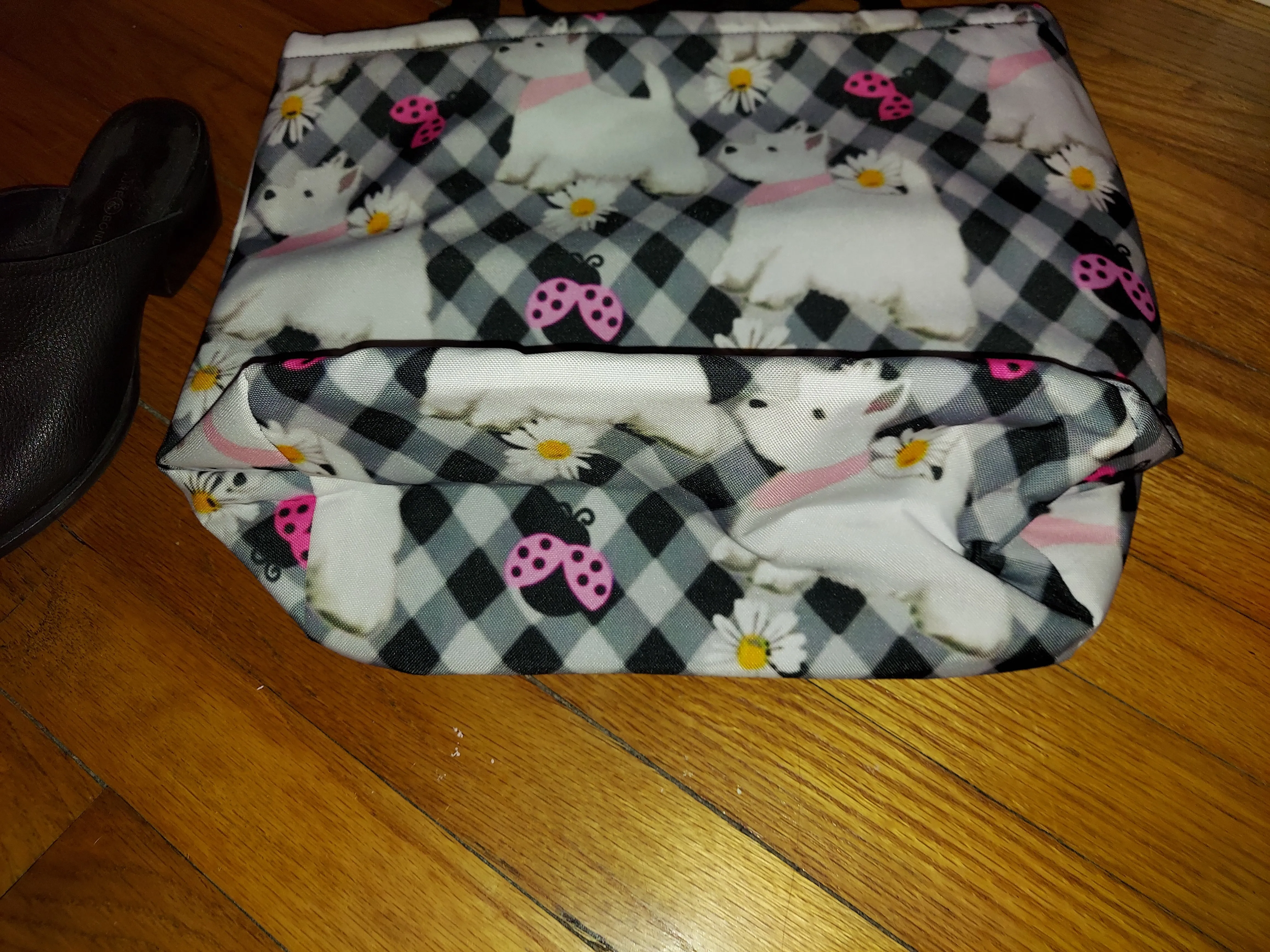Summertime West Highland White Terrier Westie Dog Handbag Purse Tote