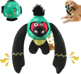 Tough Dog Toys  Crinkle Dog Chew Toys to Keep Them Busy, Interactive Treat Dispensing Puppy Puzzle Toys for Boredom Relief, Less Stuffed Pet Toys for Small, Medium and Large Dogs (Green)