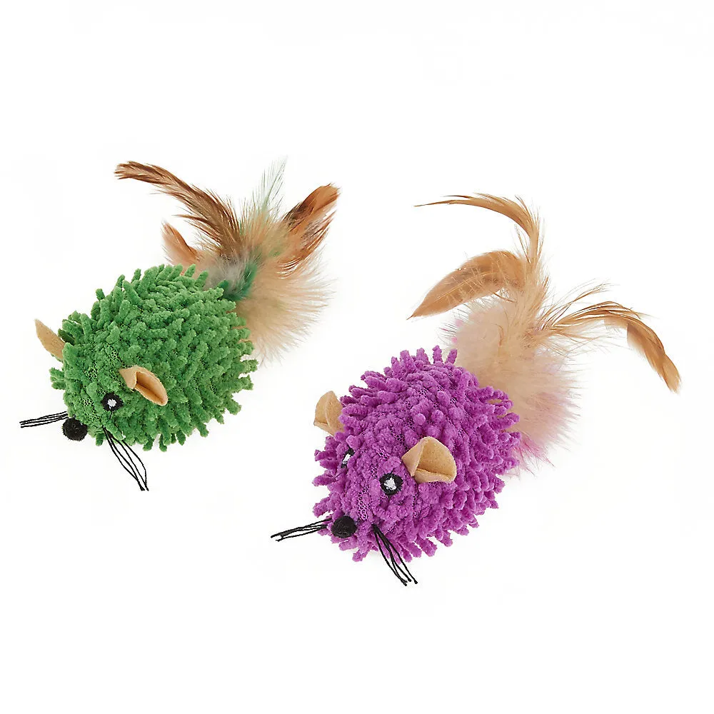 Whisker City® Noodle Mice Cat Toys - 2 Pack